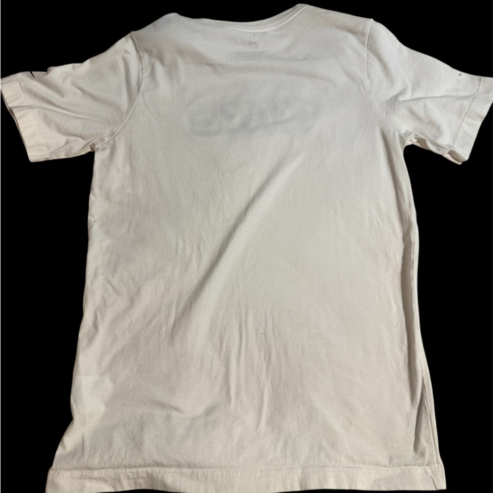 Nike White Tee with Colorful Logo - Picture 8 of 9